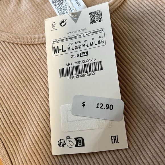 Zara basic top - Picture 3 of 3